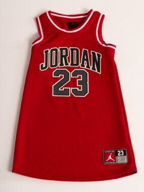 Jordan Girls' 23 Jersey Dress New Without Tags Small Y2K Sporty Athleisure Kids